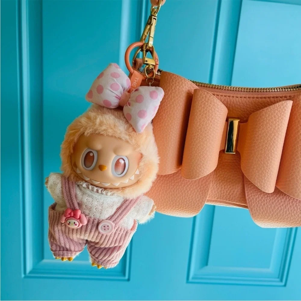 NIB Labubu THE MONSTERS Big into Energy Series Vinyl Plush Pendant - HAPPINESS